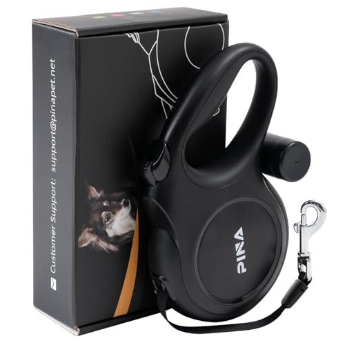 Pina Leash in 26 ft, Black
