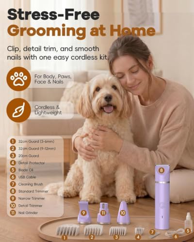 Veeconn Hair Trimmer in Purple