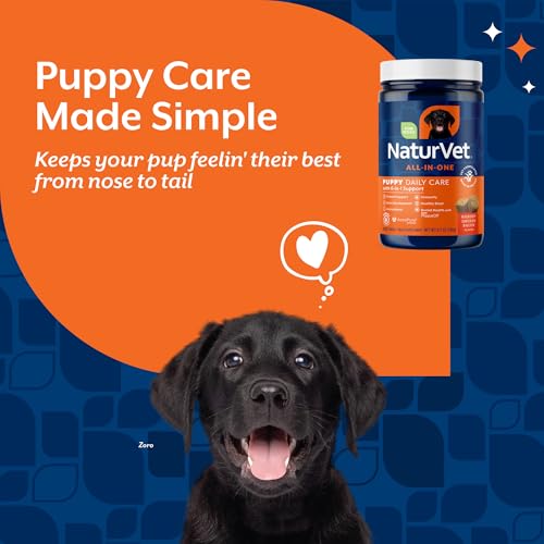 NaturVet Animal Vitamin in Puppy- 60 Soft Chews, Life Stages