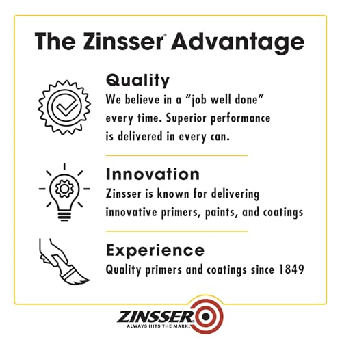 Zinsser Paint in 128 Fl Oz (Pack of 1), White