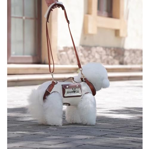 wakytu Animal Harness in X-Small(2-5 LBS), 1.0 White