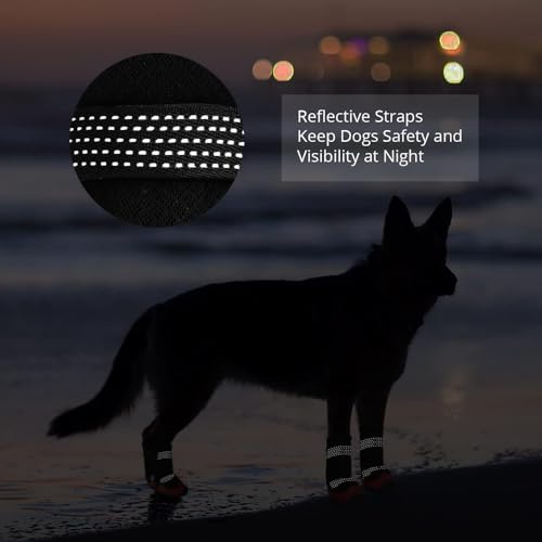 MUSIMC Paw Hoof Protector in Size 1: 1.57''x1.37''(L*W), B-Black red