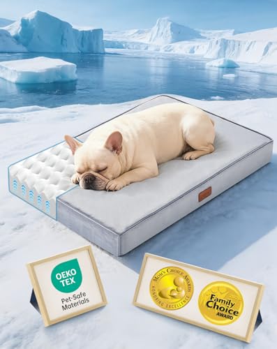OhGeni Pet Bed Mat in 30" x 20" x 3", 01-Gray