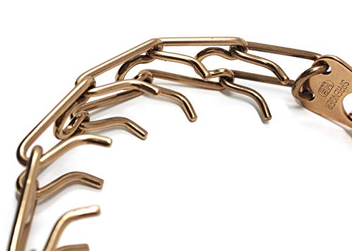 Herm Sprenger Animal Collar in 25in (63cm) x 4mm, Gold