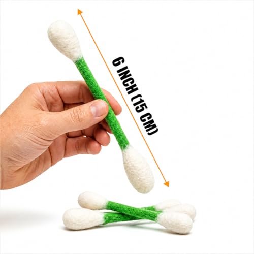 Glaciart One Pet Toy in Regular, Green Swabs