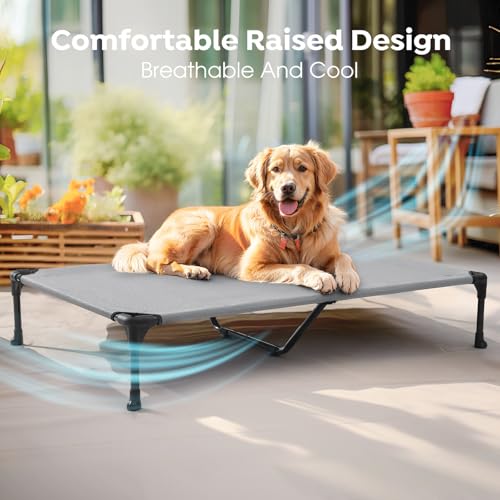 Veehoo Pet Bed Mat in 59.0"L x 37.5"W x 9.0"Th, Silver Gray