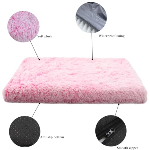 BECNBEAU Pet Bed Mat in S, Pink