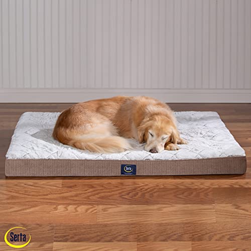 Serta Pet Bed Mat in Large, Chocolate Brown