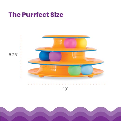 Catstages Pet Toy in One-Size, Tower Of Tracks