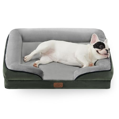 Bedsure Pet Bed Mat in 28"l X 23"w X 6.5"th, Dark Green