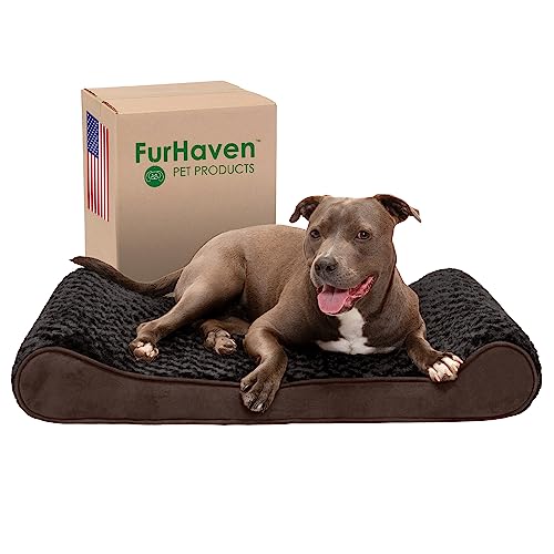 Furhaven Pet Bed Mat in Large, Ultra Plush (Chocolate)