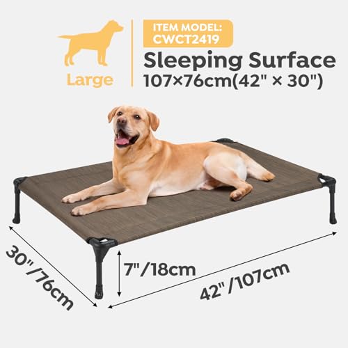 Veehoo Pet Bed Mat in 42.0"L x 30.0"W x 7.0"Th, 2Packs- Brown