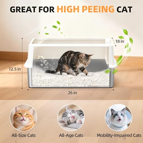 WoofiGo Litter Box in XXL, 24 - White (Pack of 1)