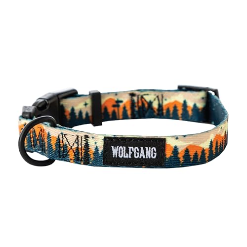 Wolfgang Man & Beast Animal Collar in Small (5/8 Inch x 8-12 Inch), OverLand Print
