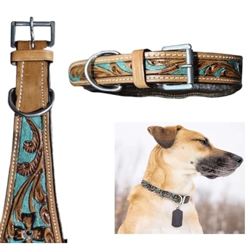Majestic Ally Animal Collar in Extra Small, Turquoise - Natural