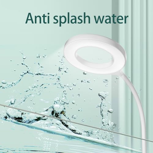 Teddykala Lamp in Oval+BlueWhite+Timer+Dimmer+8 Gal, White