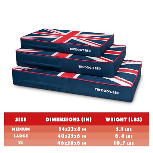 The Dog's Balls Pet Supplies in Medium Spare Cover (4" Deep), Union Jack (UK)