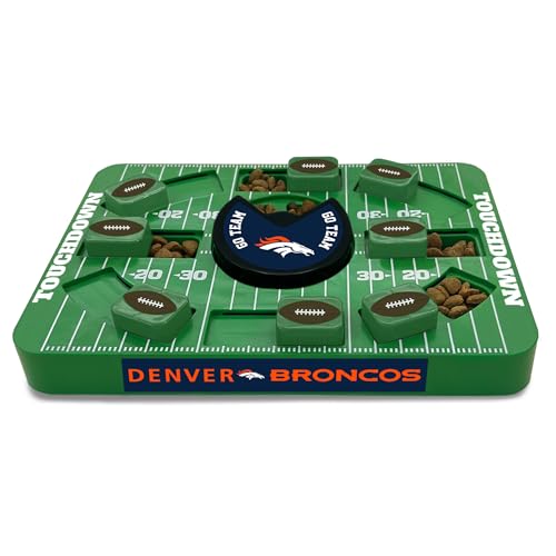 Pets First Pet Feeder in Large, DENVER BRONCOS