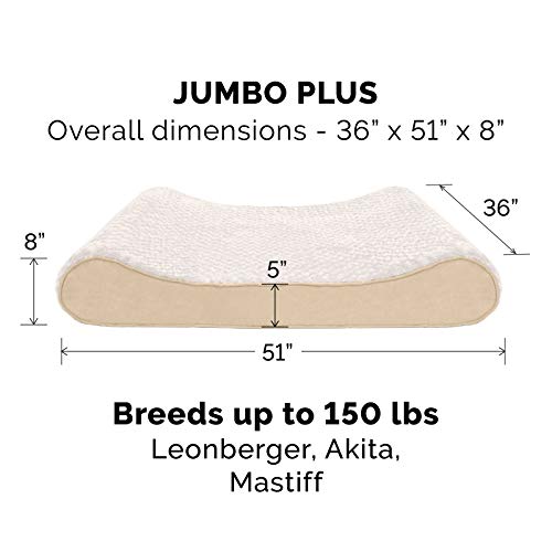 Furhaven Pet Bed Mat in Jumbo Plus, Ultra Plush (Cream)
