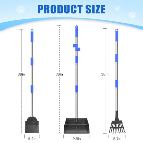 GUOOUG Pet Supplies in pooper scooper for large dogs, 1. Blue
