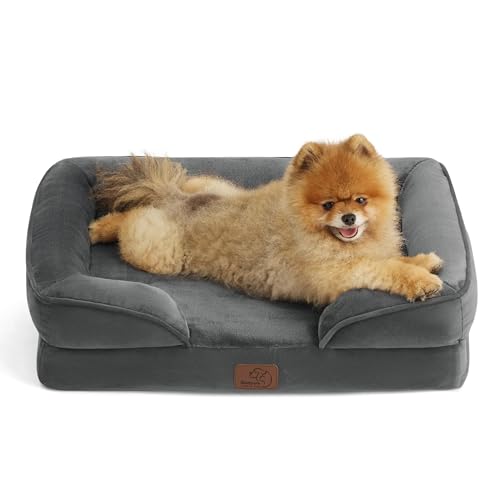Bedsure Pet Bed Mat in 24"l X 18"w X 6"th, Dark Grey