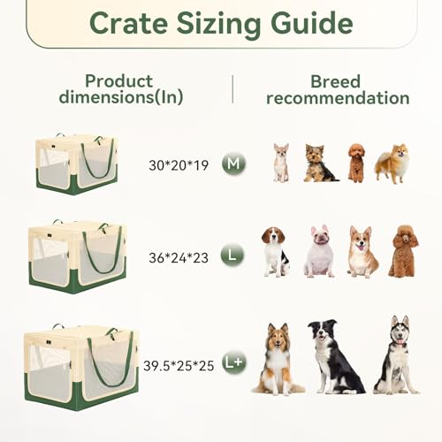 A 4 Pet Animal Cage in 36.0"L x 24.0"W x 23.0"H, Green+Beige