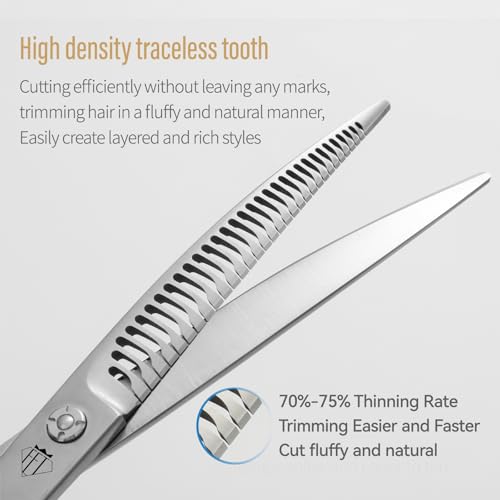 FENICE TOTEM Scissors in 7.0 inch, Silver