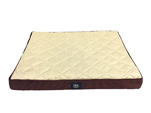 Serta Pet Bed Mat in Large, Burgundy