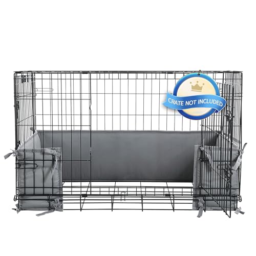 HOMBYS Animal Cage in 24.0"L x 17.0"W x 10.0"H, Grey