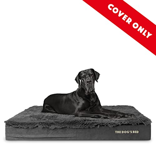 The Dog's Balls Pet Supplies in XXL Spare Cover (6" Deep), Grey Fur