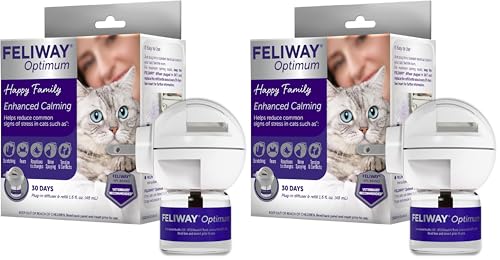 FELIWAY Aroma Diffuser in 2 Pack, Translucent