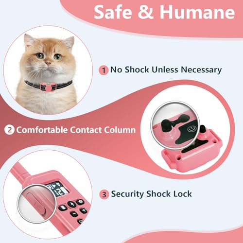 FASHILEAD Animal Collar in Pink