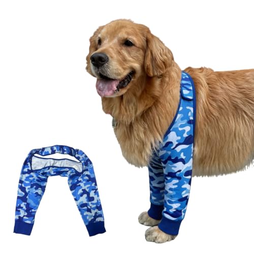 Harikaji Pet Supplies in L-Length 9'' Girth<8.2'', Blue Camo (Pad Upgrade)