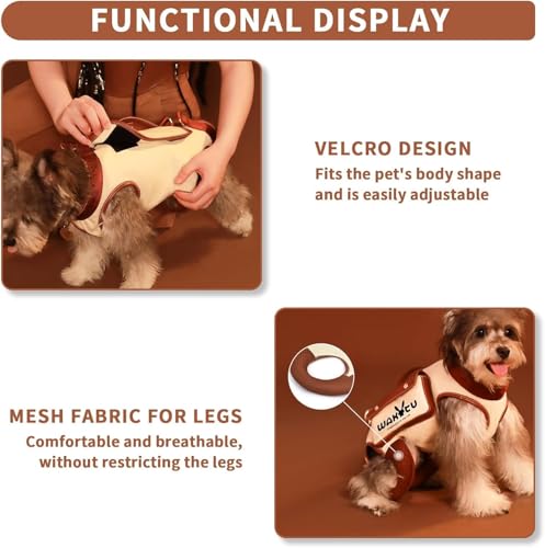 wakytu Animal Harness in Small(4-8 LBS), 1.0 White