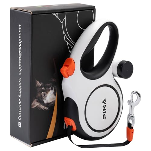 Pina Leash in 26 ft, White