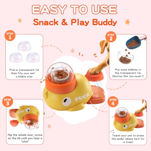 Star&Mi Pet Feeder in Duck-Yellow