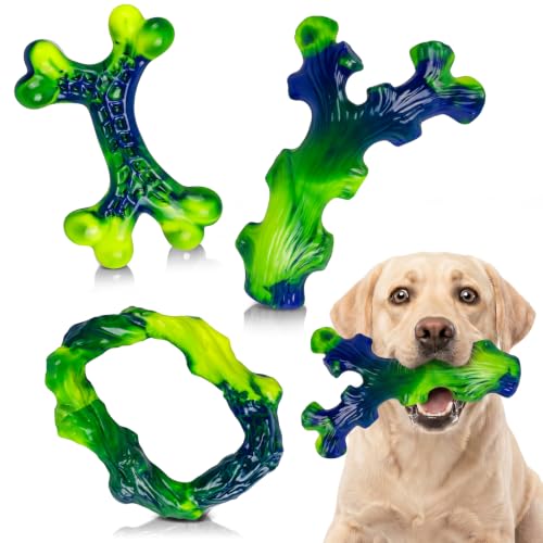 Frienhund Pet Toy in 3 Pack, Green-3-Pack