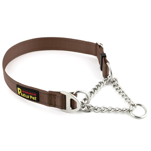 PLUTUS PET Animal Collar in Small, Chocolate