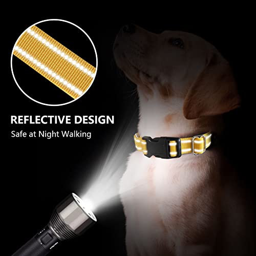 Hikiko Animal Collar in Small, Yellow