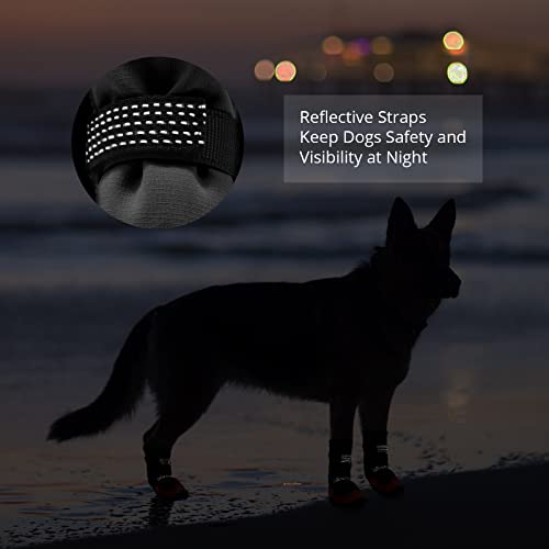 MUSIMC Paw Hoof Protector in Size 1: 1.57''x1.37''(L*W), Black red