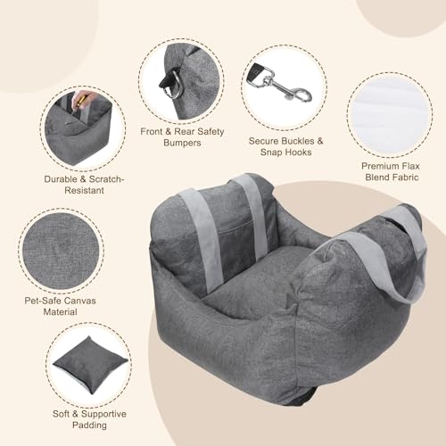 BJOP Pet Seat in Small, Grey