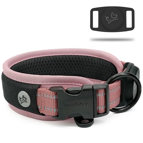 WaggyLife Animal Collar in XS (11.8"-13.8"), Pink