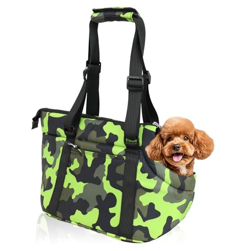 DELTAMANN Animal Carrier in 13.8"L x 5.0"W x 9.5"H, Camouflage Green