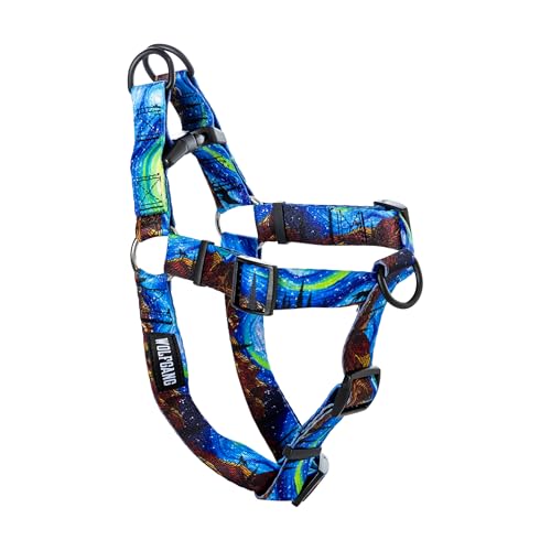 Wolfgang Man & Beast Animal Harness in Small (5/8 Inch x 12-18 Inch), StarryWolf Print