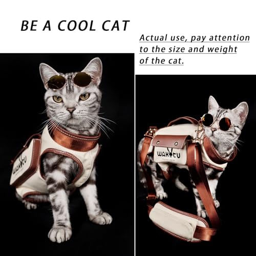 wakytu Animal Harness in Large(11-16 LBS), 1.0 White