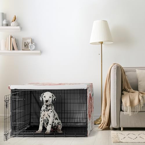 Sweet Jojo Designs Animal Cage in 36in. x 24in. x 23.5in., Pink and Ivory Peony
