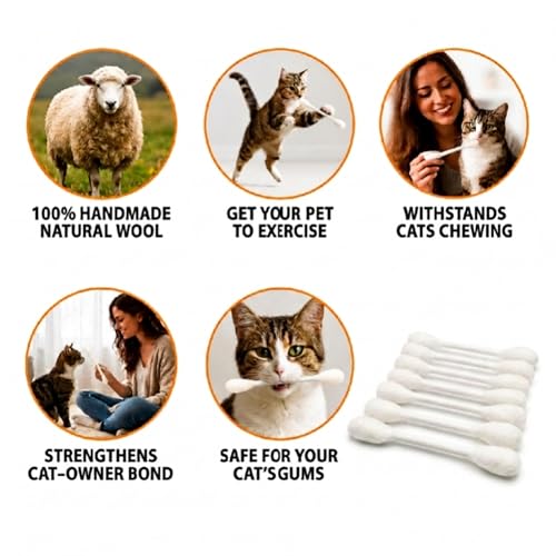 Glaciart One Pet Toy in Regular, White Swabs