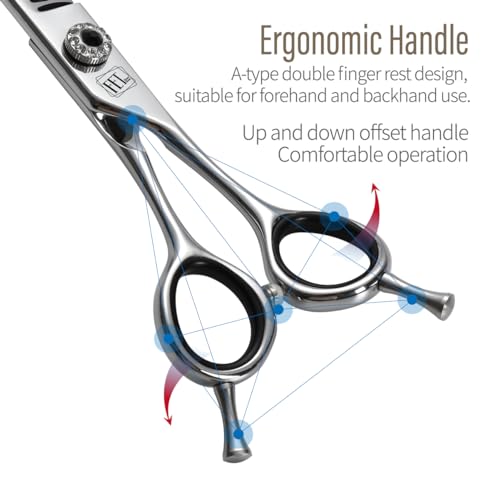 FENICE TOTEM Scissors in 7.0 inch, Curved Chunker