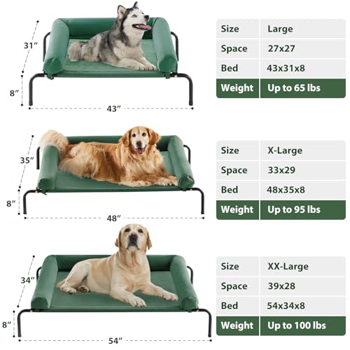 RRPETHOME Pet Bed Mat in 54.0"L x 34.0"W x 8.0"Th, light green