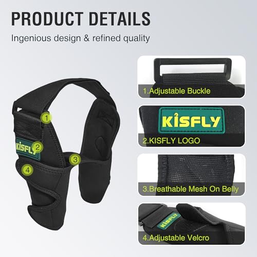 KISFLY Pet Supplies in M, Black